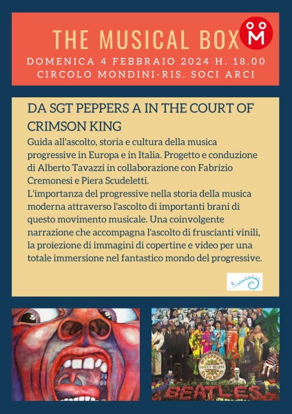 THE MUSICAL BOX - DA SGT PEPPERS A IN THE COURT OF CRIMSON KING