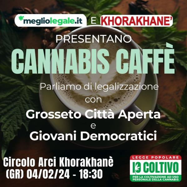CANNABIS CAFE' - Megliolegale sbarca al circolino