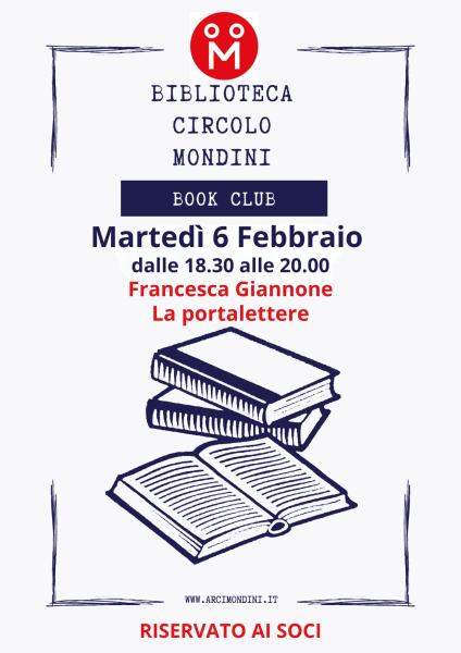 BOOKCLUB Un gruppo di lettura rivolto a tutti coloro che amano la lettura e non!