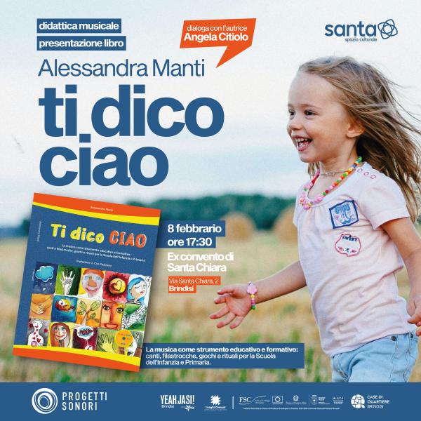 📖 Presentazione del libro "TI dico Ciao" - di Alessandra Manti