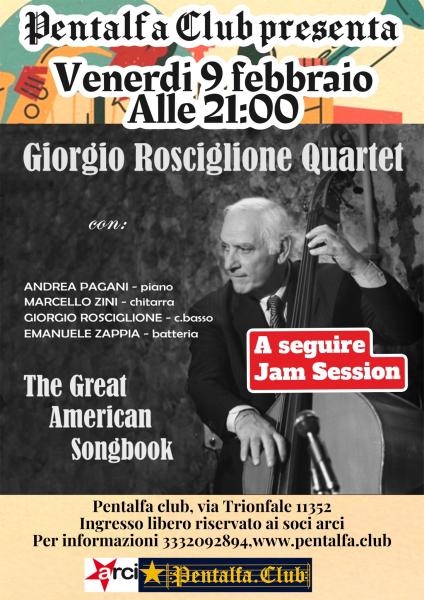 GIORGIO ROSCIGLIONE QUARTET + JAM