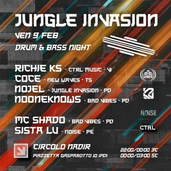 JUNGLE INVASION - DRUM AND BASS NIGHT
