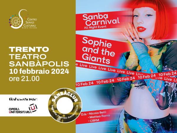 SOPHIE & THE GIANTS – 10 febbraio al Teatro Sanbapolis