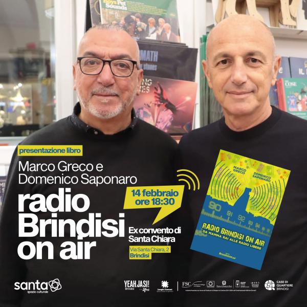 📖 Presentazione del libro "Radio Brindisi on air - Da Mamma Rai alle Radio Libere" - di Marco Greco e Domenico Saponaro