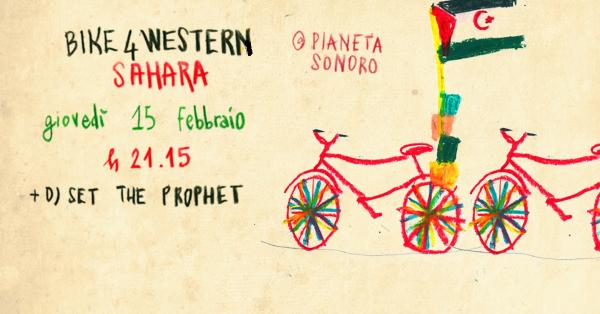 #Bike4WesternSahara + Dj Set Prophet