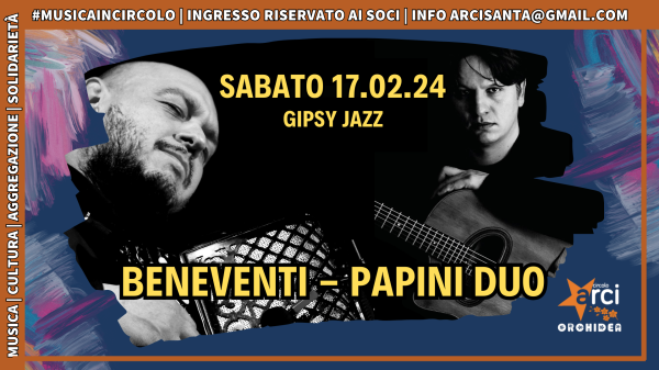 BENEVENTI / PAPINI DUO (gypsy jazz - latin)