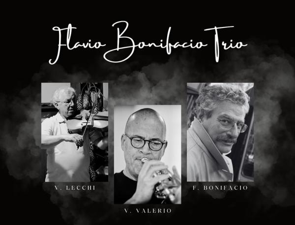 FLAVIO BONIFACIO cantautore, con VALTER VALERIO alla tromba e VINCENZO LECCHI alla viola.