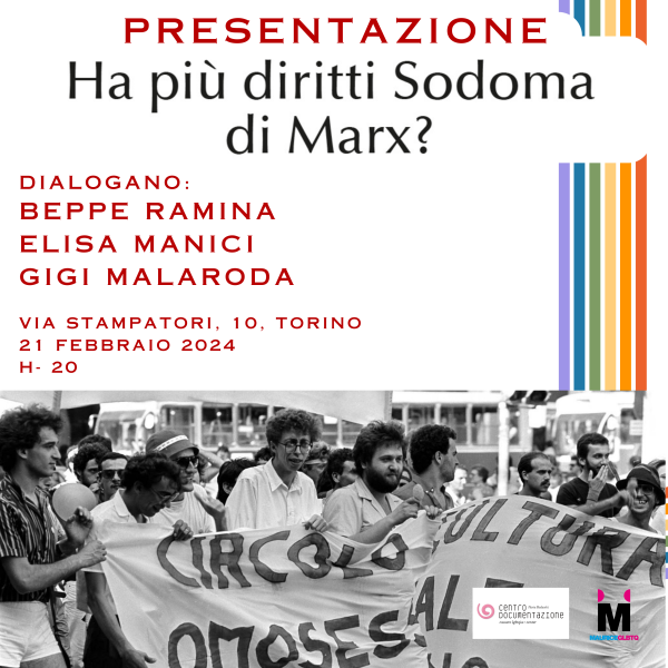 Presentazione "Ha più diritti Sodoma di Marx?"