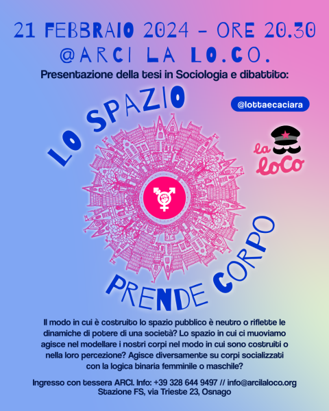 LOCA DIVULGA - Lo spazio prende corpo