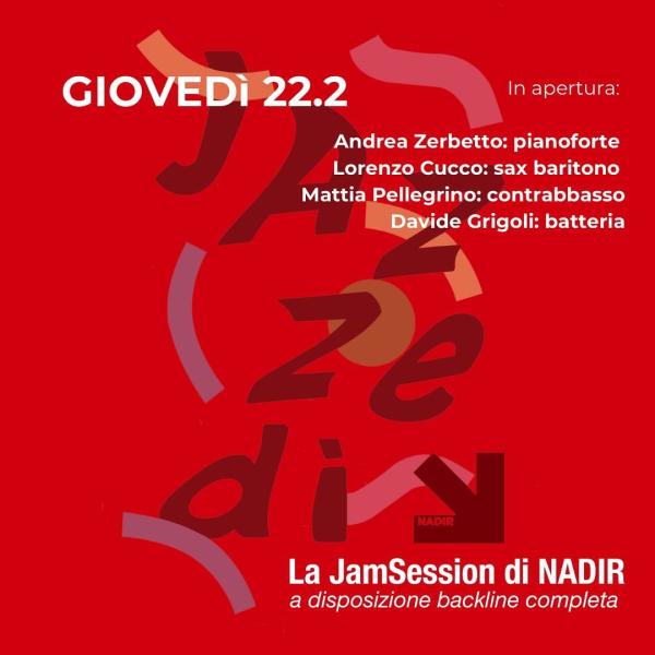 GIOVEDÌ 22 febbraio = JAZZEDÌ