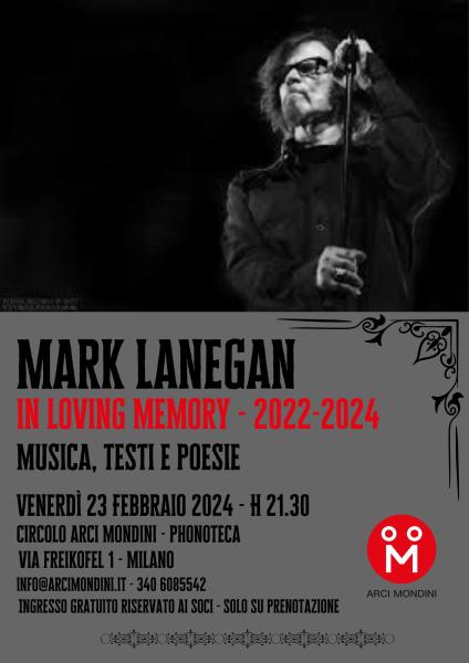 Mark Lanegan - In loving memory