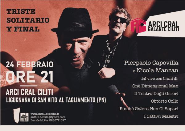 PIERPAOLO CAPOVILLA PRESENTA: TRISTE E SOLITARIO Y FINAL