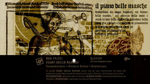 Piano delle Masche: Monteluna, Norman Bates, !Housebroken.