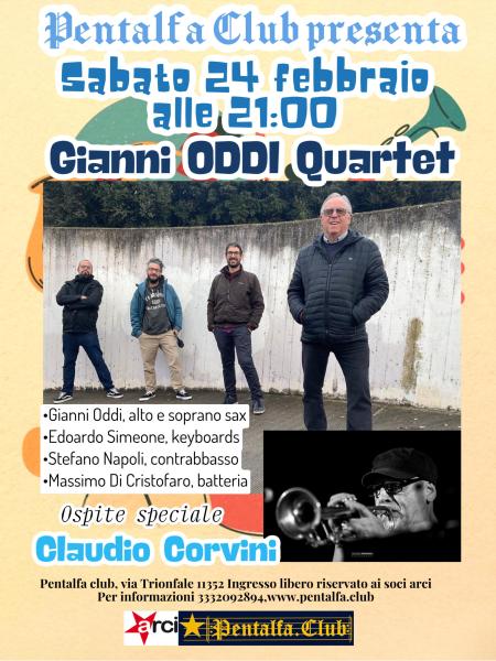 Gianni Oddi quartet & Claudio Corvini