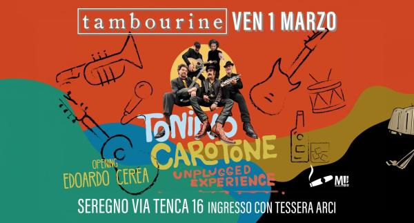 TONINO CAROTONE • OPENING EDOARDO CEREA