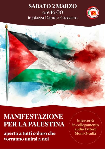 Manifestazione per la Palestina