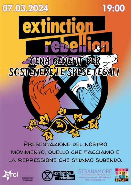 EXTINCTION REBELLION  presentazione del movimento le iniziative e la repressione che sta subendo