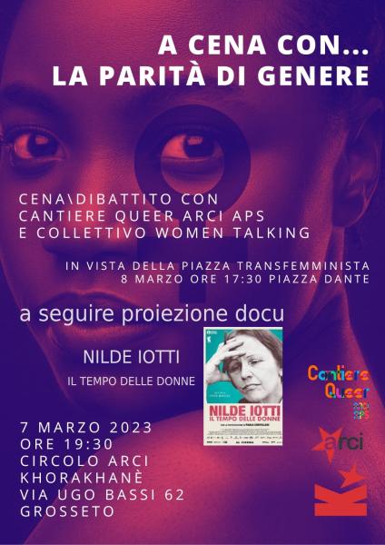A cena con... la parità di genere + proiezione documentario
