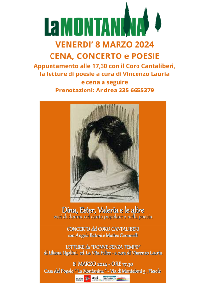 Giornata della Donna 8 Marzo alla CdP La Montanina tra canti e poesia