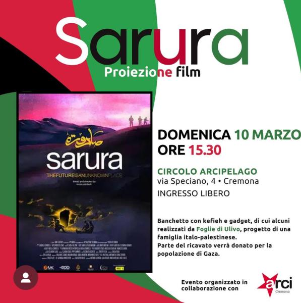 “Sarura. The future is an unknown place” - Proiezione del film