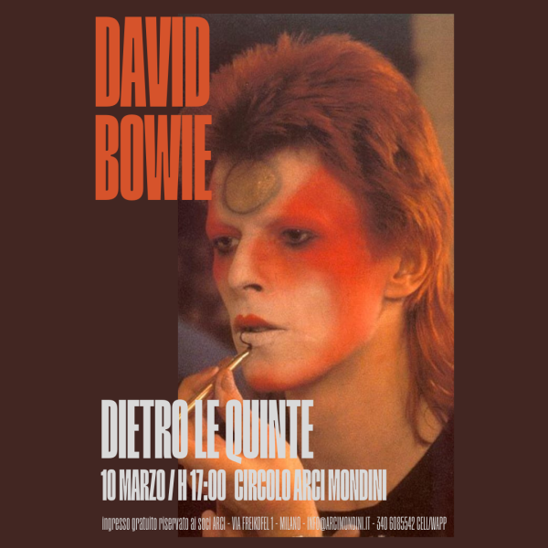 DAVID BOWIE – DIETRO LE QUINTE