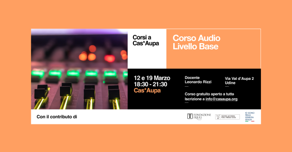 Corso audio livello base