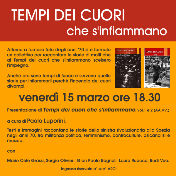 TEMPI DEI CUORI CHE S'INFIAMMANO