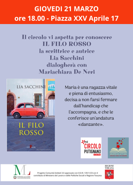 Presentazione libro "il filo rosso"