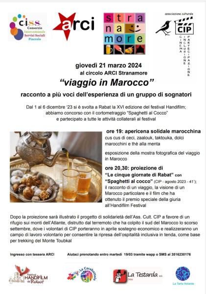 “Viaggio in Marocco” Racconto a più voci dell’esperienza di un gruppo di sognatori.