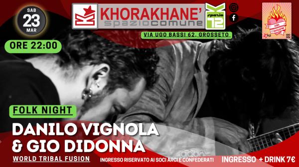 FOLK NIGHT - DANILO VIGNOLA & GIO DIDONNA live