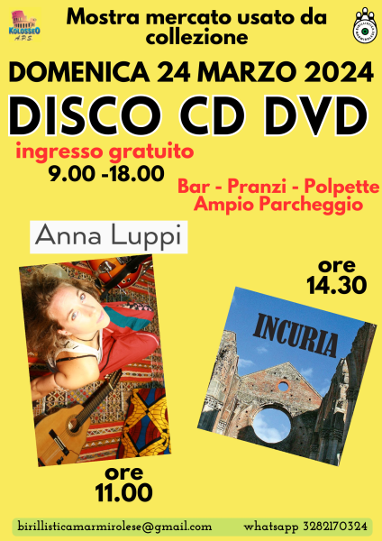 Disco e DV - Mostra Mercato usato da collezione