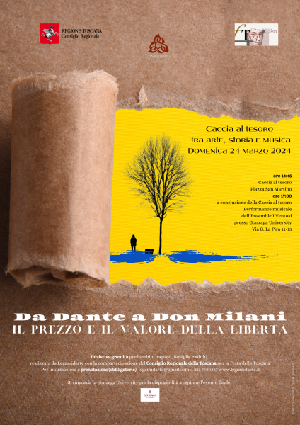 Da Dante a Don Milani: il valore e il prezzo della libertà - Caccia al tesoro e concerto