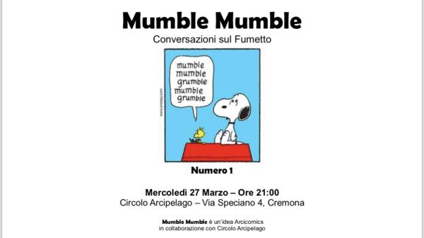 Mumble Mumble • Conversazioni sul Fumetto