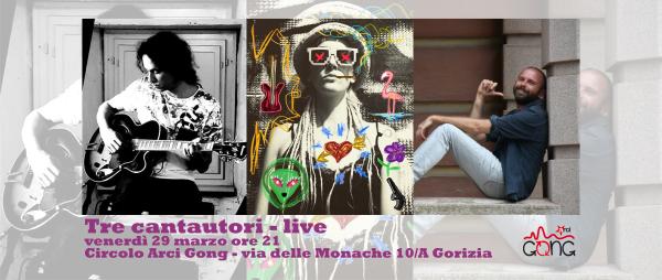 Tre cantautori - live