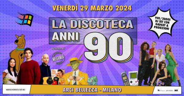 LA DISCOTECA ANNI 90 - MEGAMIX
