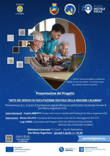 RETE DEI SERVIZI DI FACILITAZIONE DIGITALE DELLA REGIONE CALABRIA