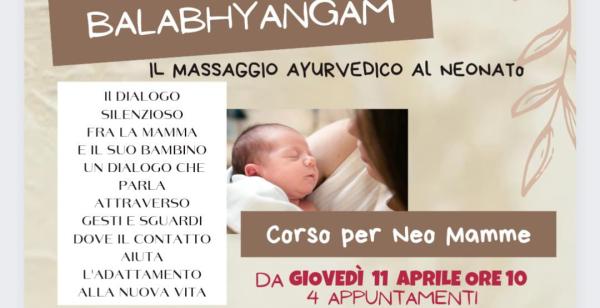BALABHYANGAM:  il massaggio Ayurvedico per il Neonato