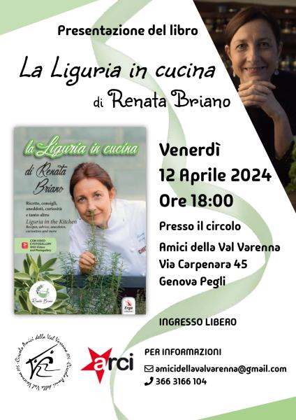 Presentazione del libro "La Liguria in cucina" di Renata Briano
