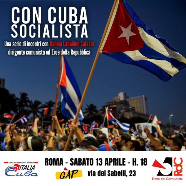 "Con Cuba Socialista!" Incontro con Ramon Labañino Salazar