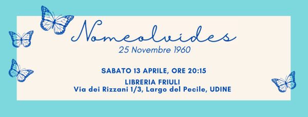 Nomeolvides - 25 Novembre 1960