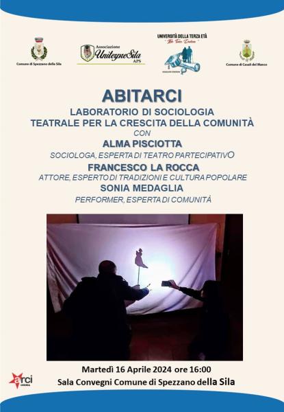 ABITARCI- LABORATORIO DI SOCIOLOGIA  TEATRALE PER LA CRESCITA DELLA COMUNITÀ