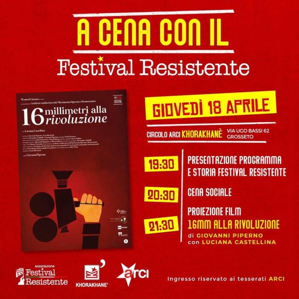 A cena con... il Festival Resistente!