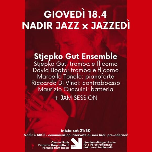 NADIR JAZZ x JAZZEDÌ -  STJEPKO GUT ENSEMBLE