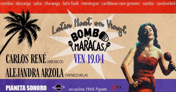 🥁 Bombo y Maracas :: Alejandra Arzola e Carlos René Dj Set