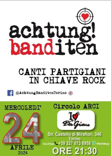 Achtung Banditen! Live per la Resistenza!