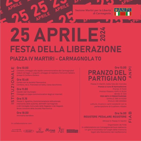 25 aprile: pranzo dəi Partigianə
