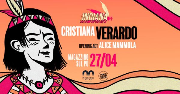 Cristiana Verardo live – IndianaOFF op. Alice Mammola