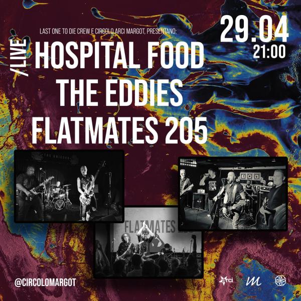 Live / HospitalFood - The Eddies - Flatmates205