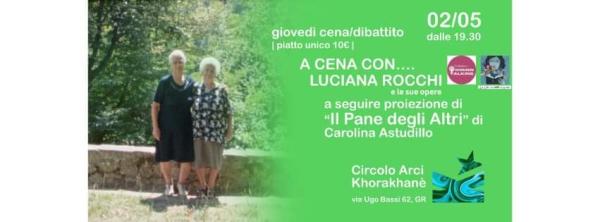 A cena con... Luciana Rocchi e le sue opere
