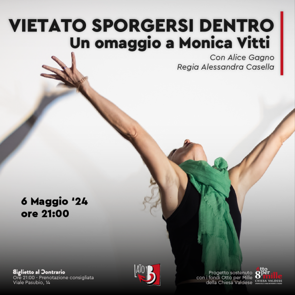ANNULLATO +++ Vietato sporgersi dentro - Un omaggio a Monica Vitti
